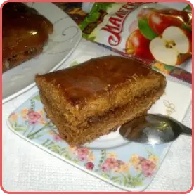 Карамельний пряник з джемом