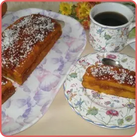 Морквяний кекс-суфле з джемом